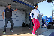 Aufwärmen mit Nautilus Fitness (Foto: Martin Schmitz)